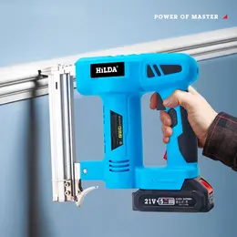 Wireless Lithium Battery Household Pneumatic Nail Gun No Nail Straight Nail Gun