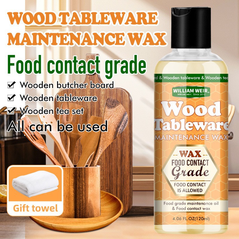 Wooden Food Grade Nursing Tableware Maintenance