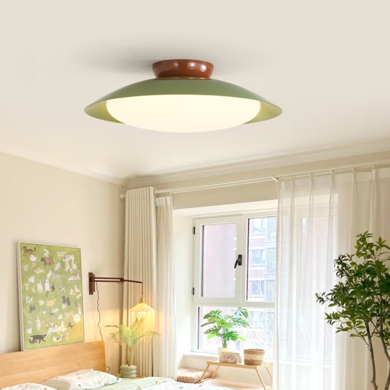 Bedroom Modern Minimalist Cream Style New Flying Saucer Ceiling Lamp