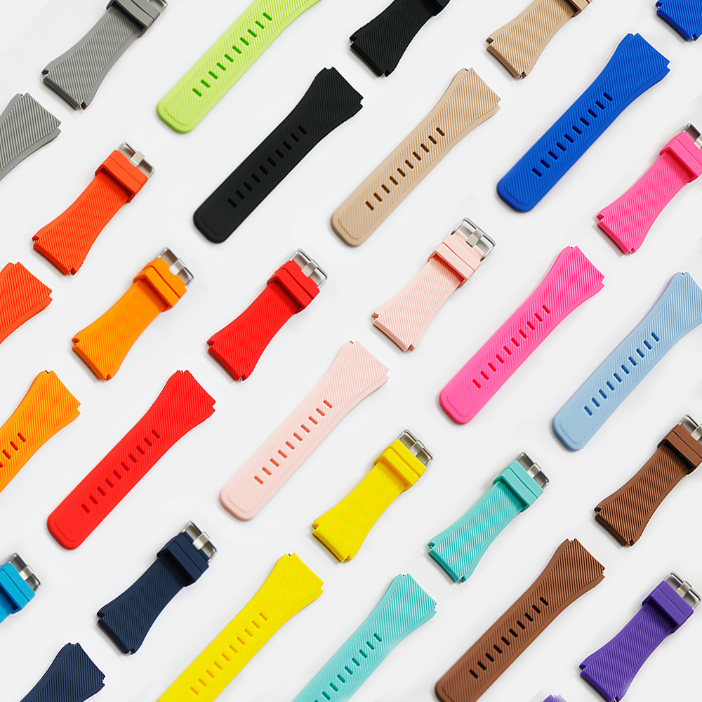 Suitable For S3 Twill 2022mm Monochrome Silicone Strap