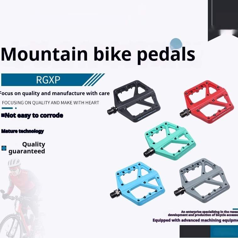 Mountain Bicycle Pedal Nylon Fiber DU Bearing Pedal Riding Pedal