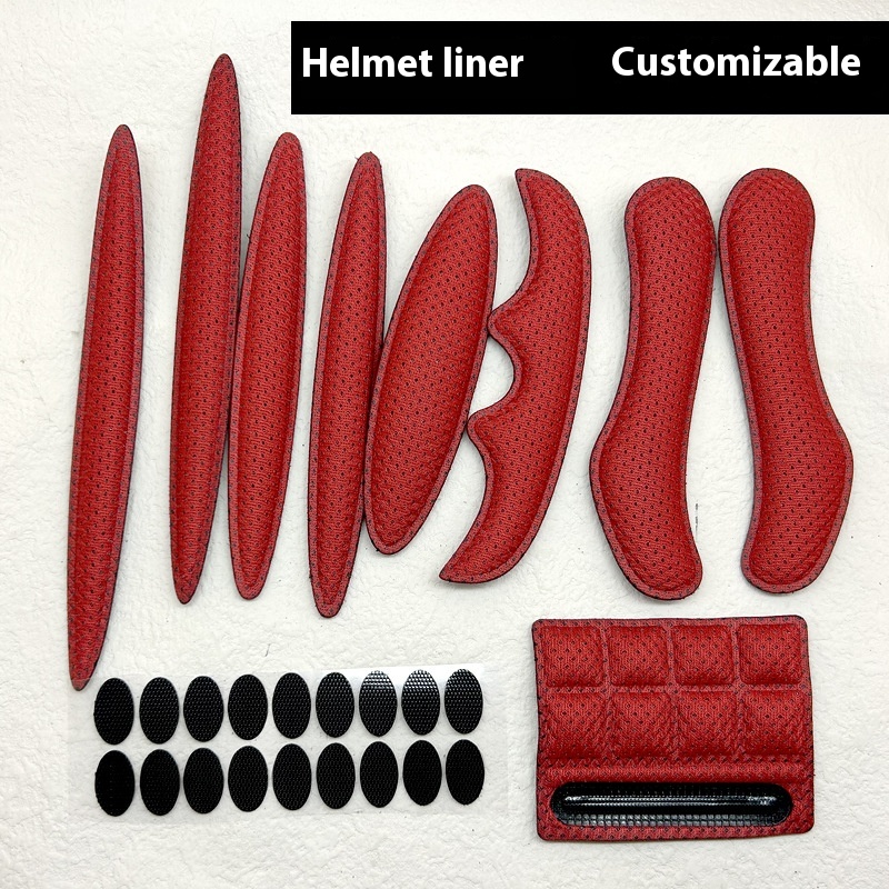 Hot Pressing Molding Chin Pad Motorcycle Bicycle Riding Helmet Lining