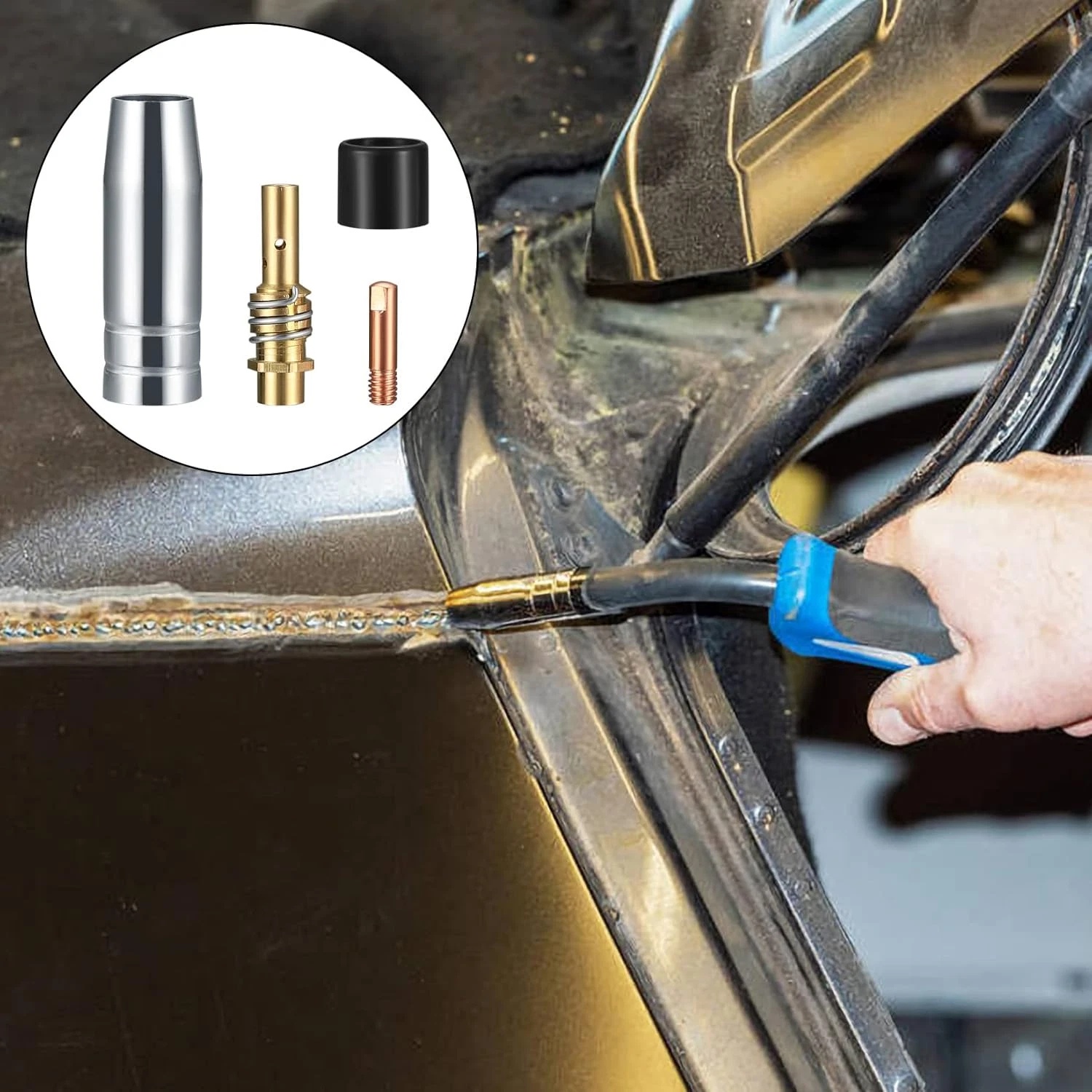 Welding Fittings Conductive Nozzle Protection Suit