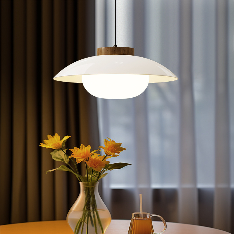 Cream Style Restaurant Chandelier Nordic Minimalism UFO Lamp