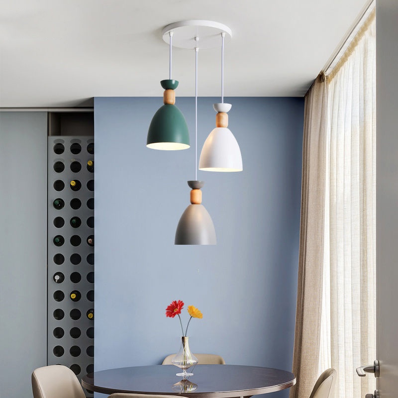 Dining Room Chandelier Three-head Dining Table Lamp Modern Bar Counter