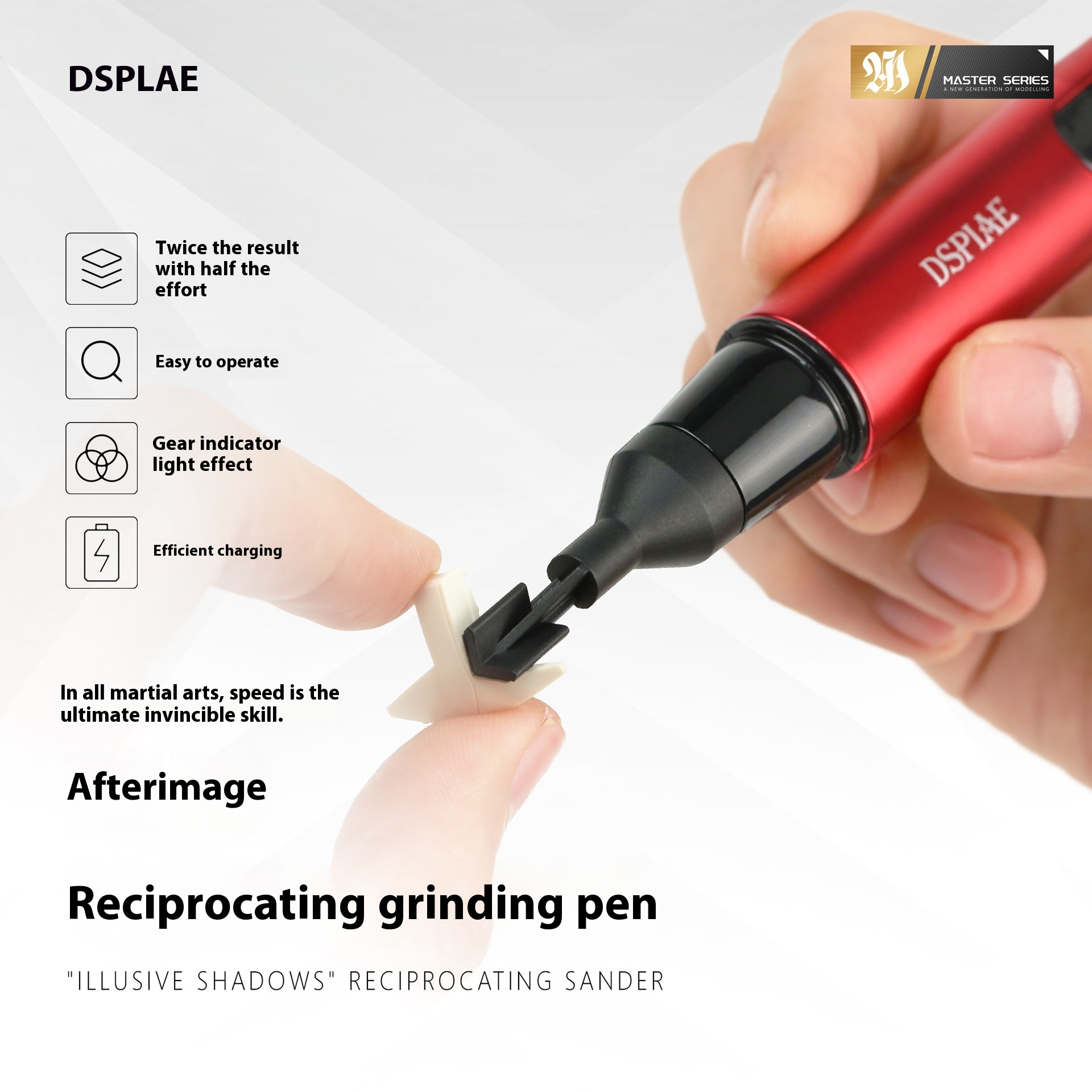 Electric Grinding Pen Reciprocating Tool Polishing Sandpaper