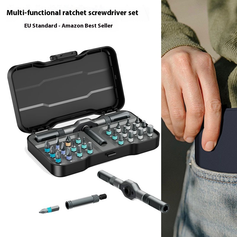 24-in-one Ratchet Screwdriver Set Household Hardware Wrench Tool