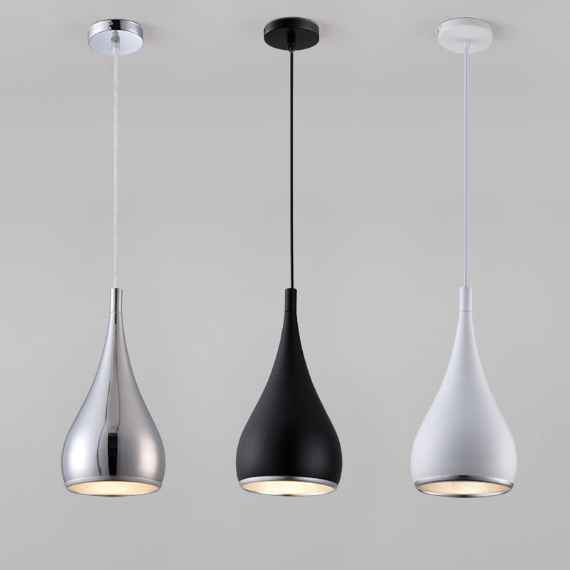 Iron Restaurant Chandelier Minimalist Creative Bedroom Bedside Lamp