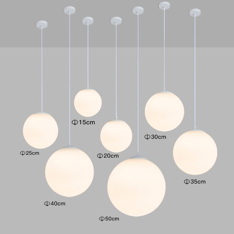 Living Room Single-head Simple Ball Chandelier