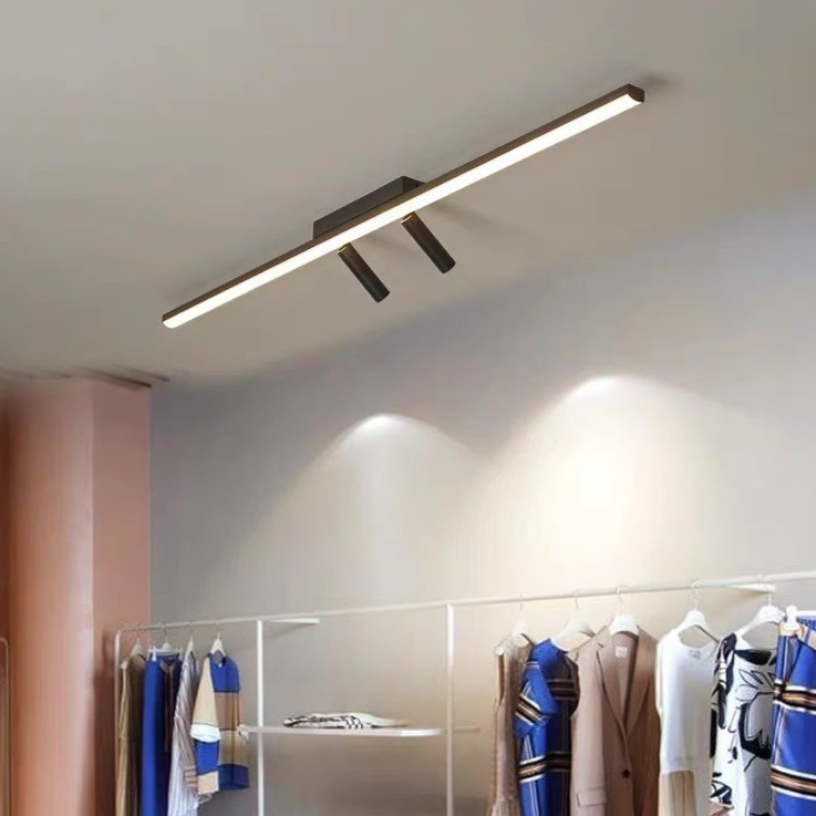 Internet Celebrity Long One-word Ceiling Light Cloakroom
