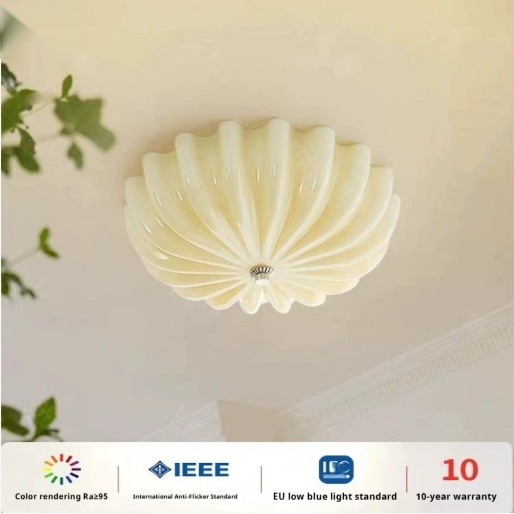 Middle Ancient Cream Style Bedroom Glass Ceiling