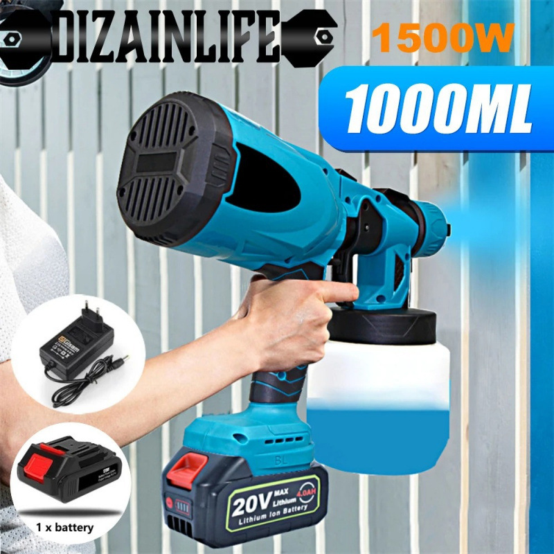 Electric Steel Paint Spray Gun For Automotive Furniture