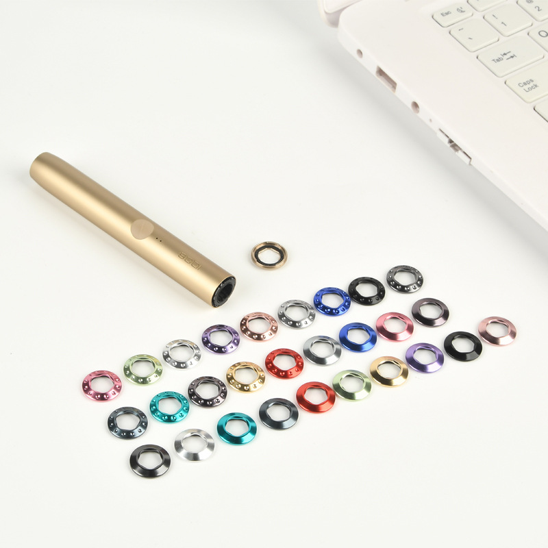 For IQO LUMA Cigarette Holder Colorful Circle With Dismantlement Tool Replacement Cap
