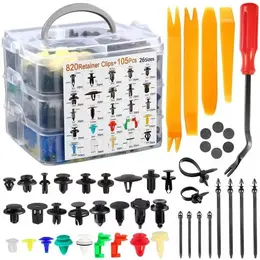 Product image of 925PCs Boxed Buckle 26 Kinds Automobile Buckle Universal Body Fasteners Rivet Fender Screws