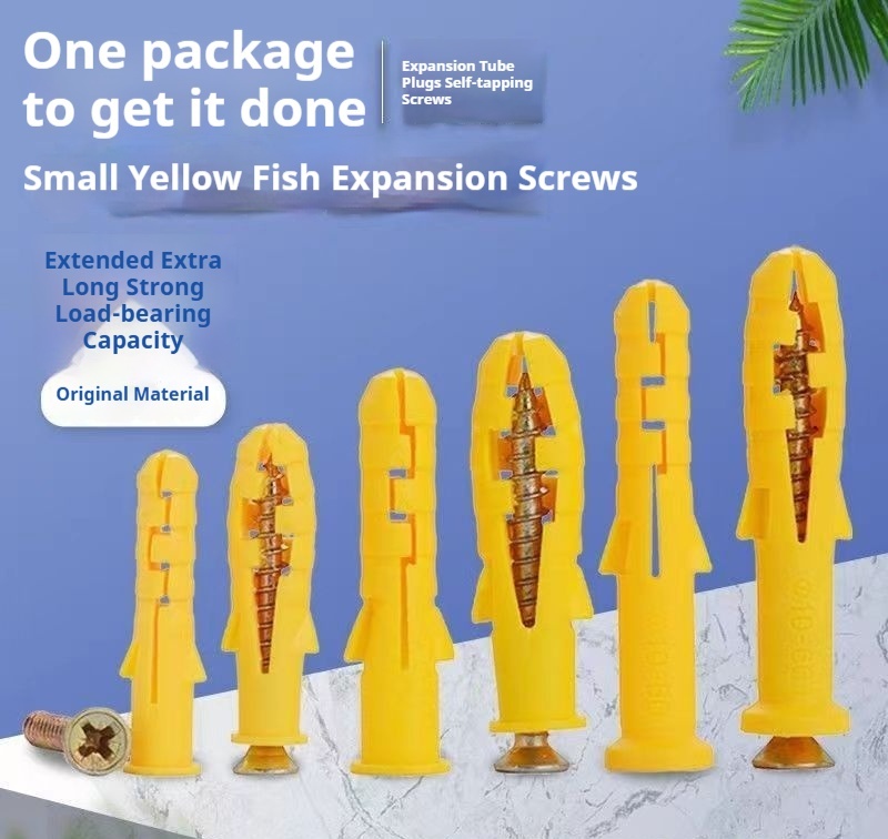 Little Yellow Croaker Plastic Expansion Bolts Nylon Expansion Pipe