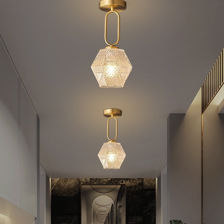 Creative Restaurant Bar Modern Simple Glass Chandelier