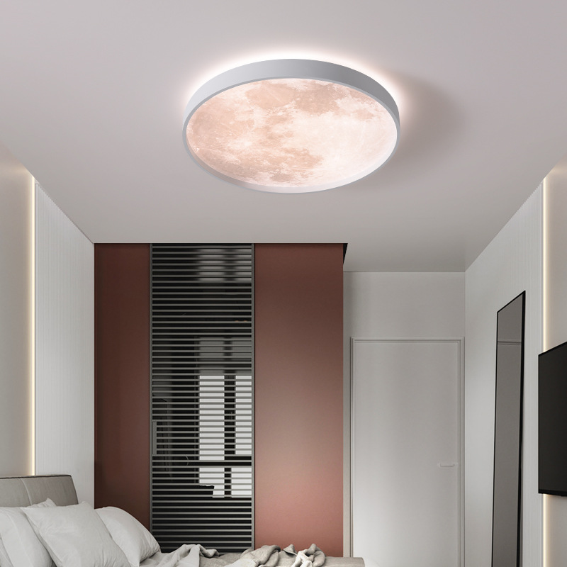 Moon Bedroom Light Modern Creative Ceiling Lamp