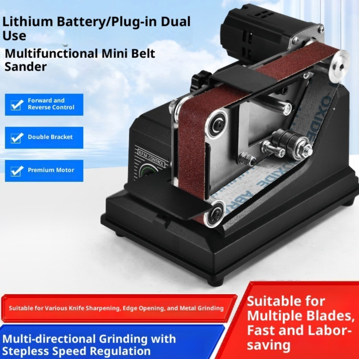 Small Electric Belt Sander DIY Polishing Machine