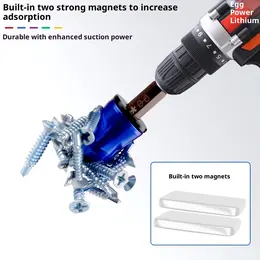 Hexagonal Handle Bit Screwdriver Bits Electric Drill Magnetic Ring