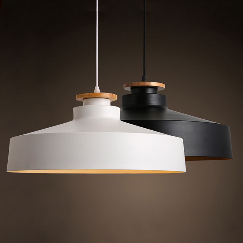 Simple Nordic Retro Restaurant Macaron Chandelier