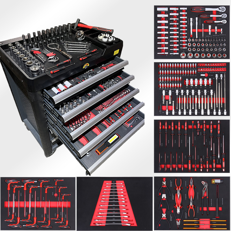 252 Tools Kit VII Pumping Removable Machine Repair Tool Cabinet