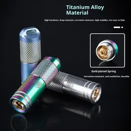 Mini Flashlight Charging Portable Titanium Alloy