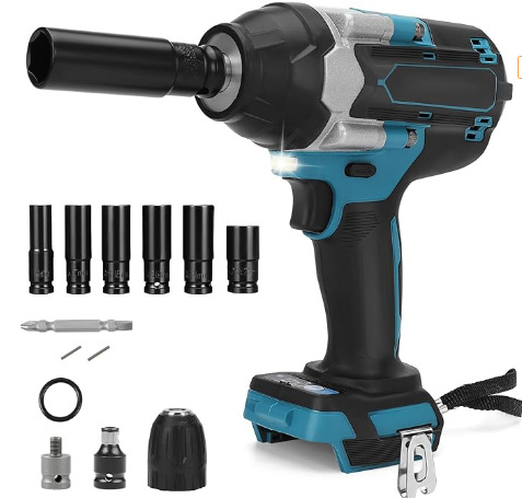 Lithium Battery Brushless Impact Long Battery Life High Power Electric Wrench