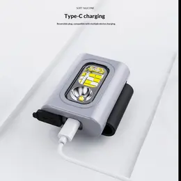 Portable Red-Light Silicone Magnetic Chest Lamp For Night Running
