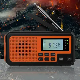Outdoor Solar-powered Flashlight Power Bank