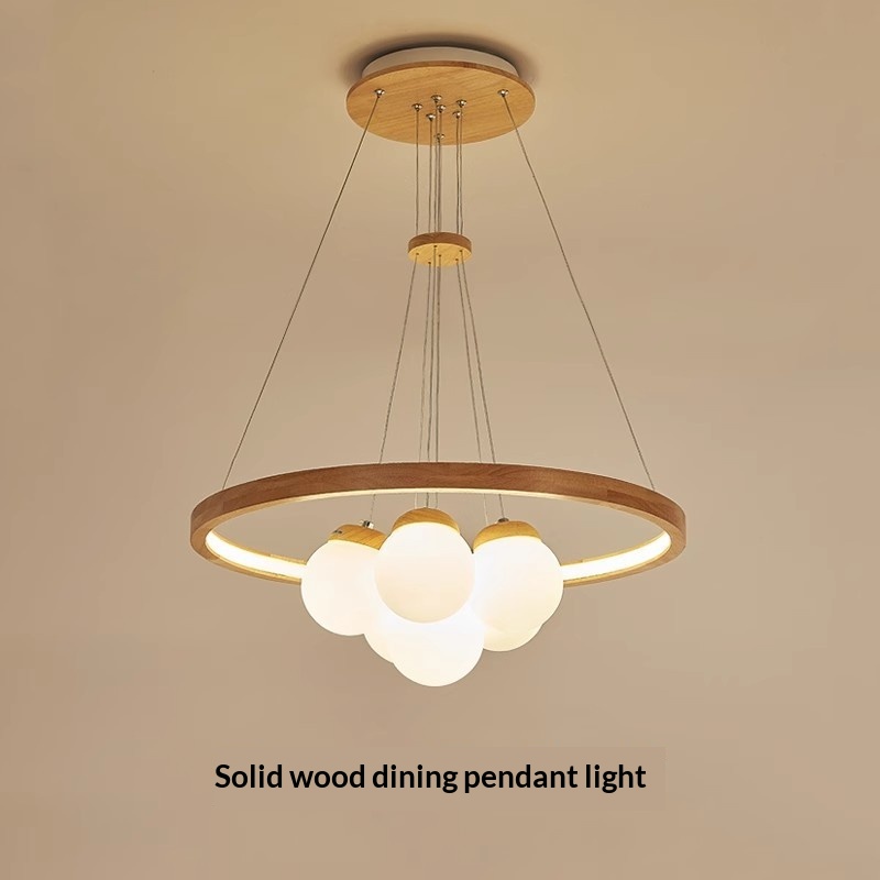 Full-spectrum Solid Wood Bedroom And Dining Room Lamp
