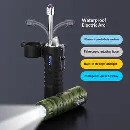 Multifunctional Outdoor Flashlight Cigarette Lighter