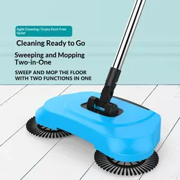 Hand-push Household Sweep-mop-vacuum Cleaner