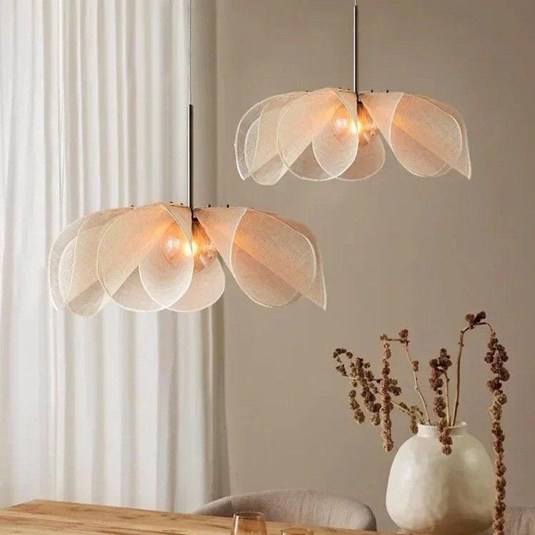 French Candle Silent Cream Chandelier