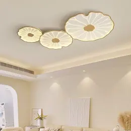 Lotus-leaf Ceiling Light A Minimalist Modern Luminaire For Lobbies And Halls