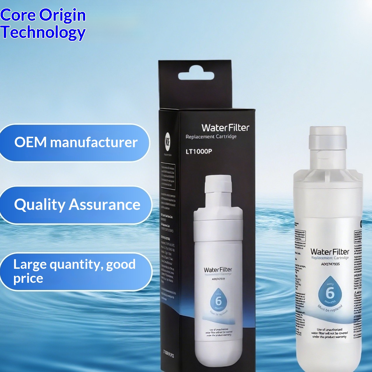 LT1000P Water Filter Built In Refrigerator Cartridge