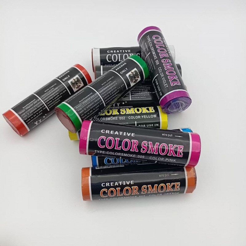 Influencer-style Disposable Handheld Pull-string Color-spray Fog Stick For Photography