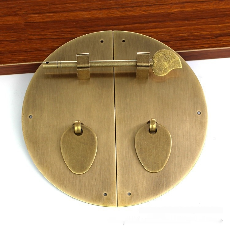Brass Cabinet, Shoe Cabinet, And Wardrobe Pulls Round, Minimalist, Vintage-style Door Handles