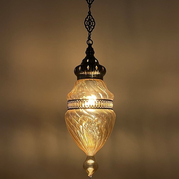 Handmade Glass Moroccan Guesthouse Chandelier
