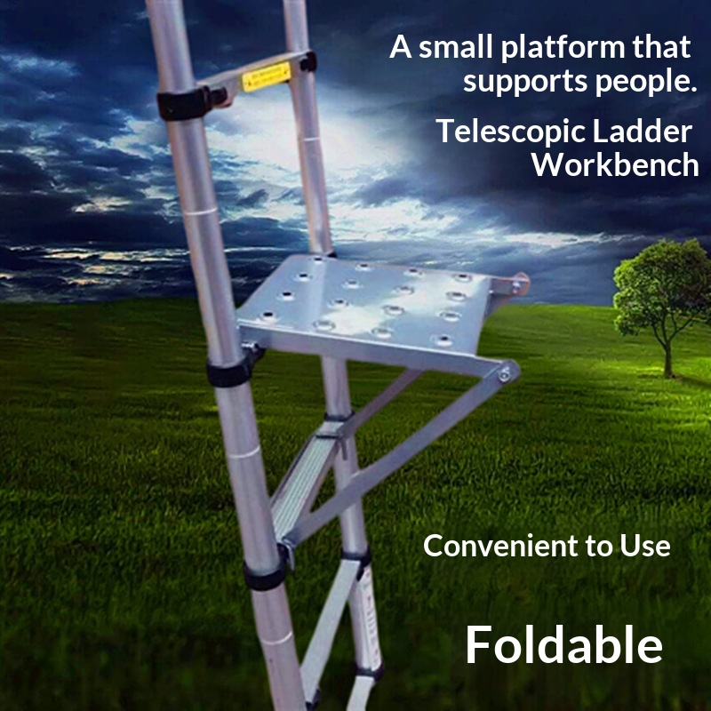 Aluminum Alloy Telescopic Ladder Accessory Dedicated Triangular Work Platform