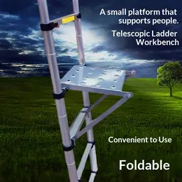 Aluminum Alloy Telescopic Ladder Accessory Dedicated Triangular Work Platform