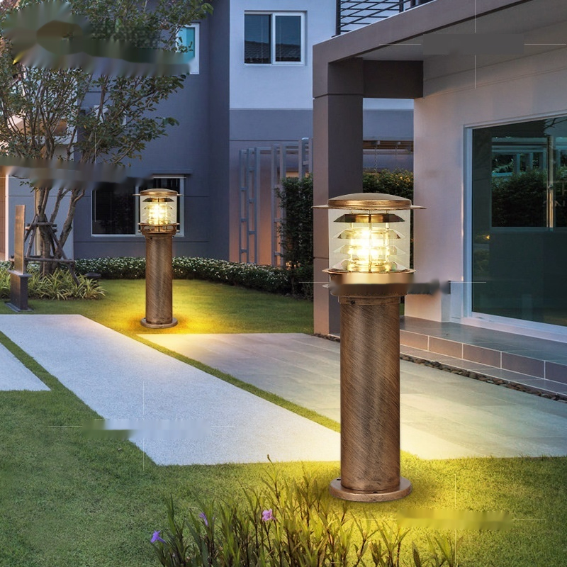 Waterproof Outdoor Solar Light Minimalist Modern Style