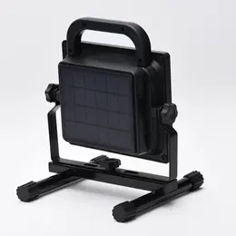 Solar-Powered LED Emergency Charging Floodlight