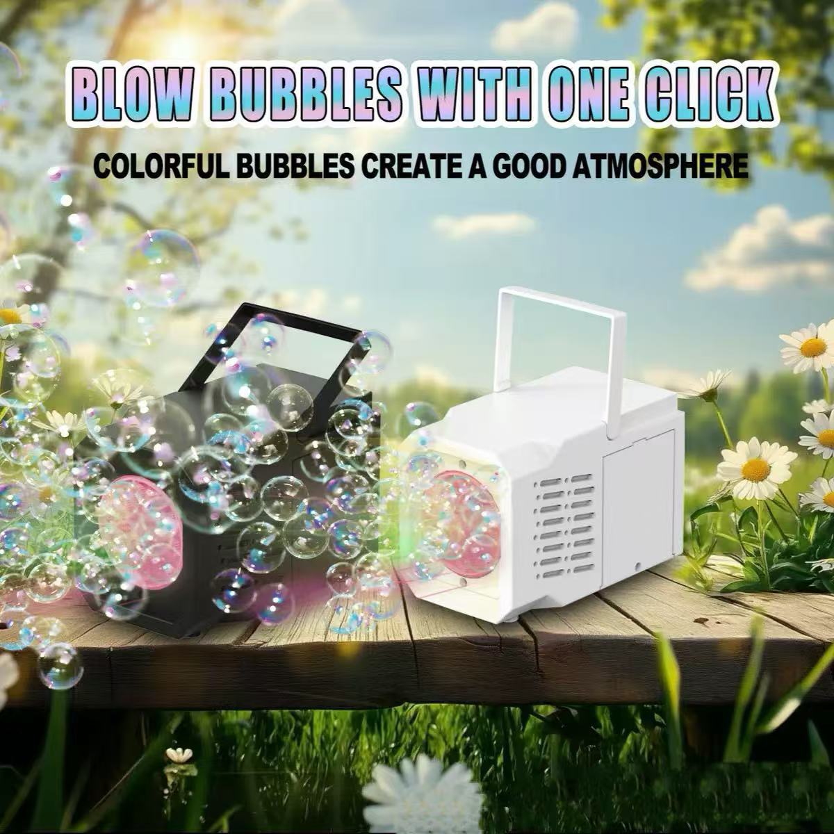 Portable Outdoor Stage Bubble Machine With Porous Structure