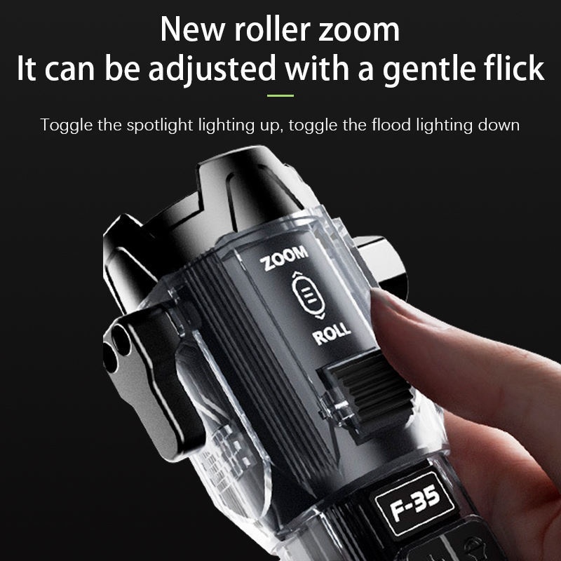 Multi-function High-intensity Flashlight With Long-range Illumination