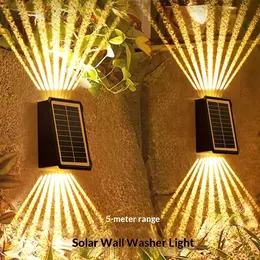 Solar Wall Washer Lights Outdoor Waterproof
