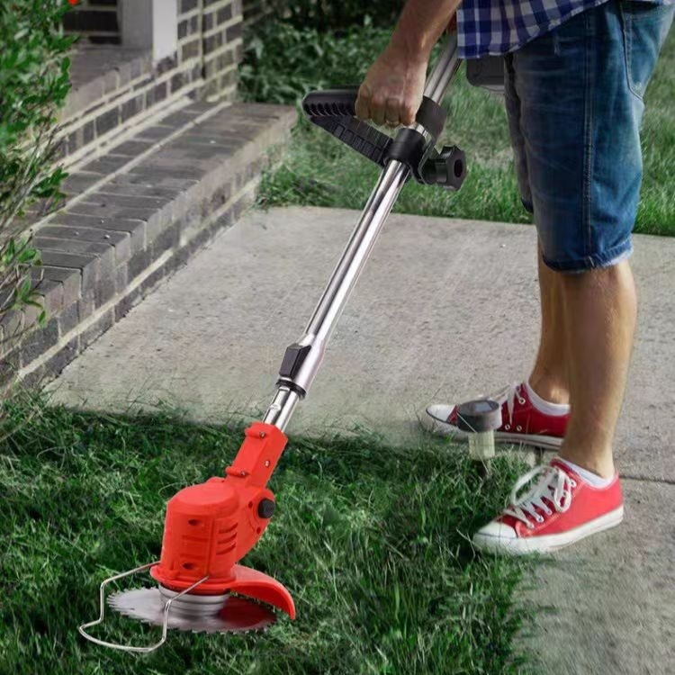 High-Power Cordless Electric Lawn Mower  Compact Lithium-Ion Battery Powered Grass Trimmer For Household Use
