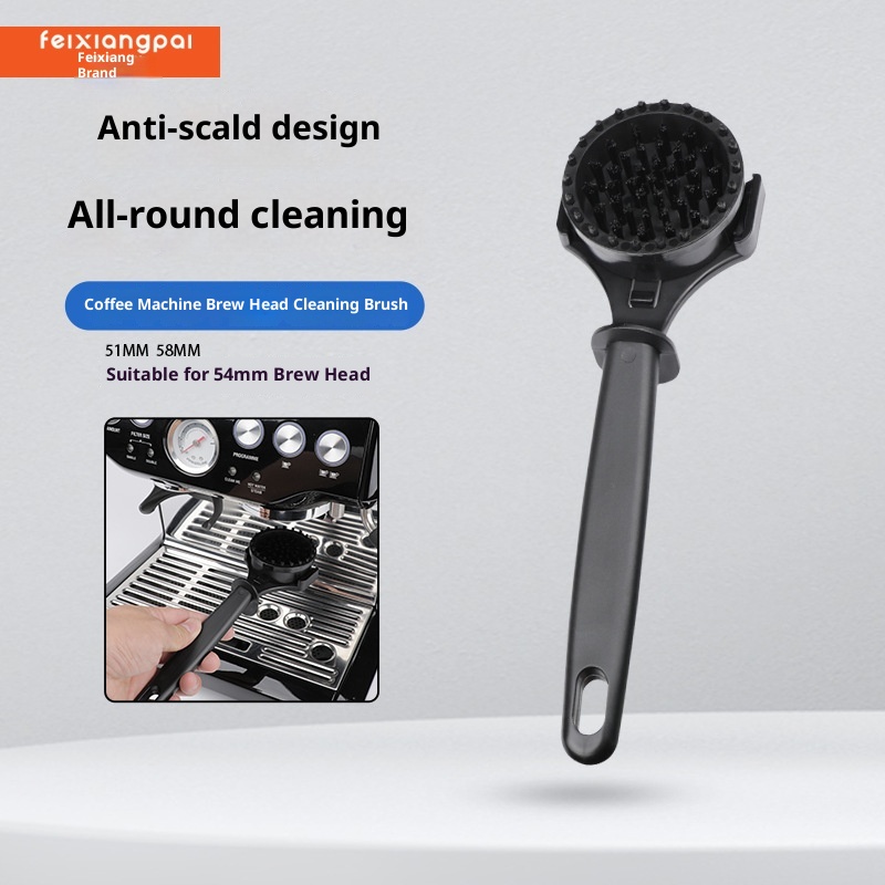 Coffee Machine Cleaning Brush Universal Long Handle Bristle Brush For Espresso Machines Coffee Makers And Brew Groups