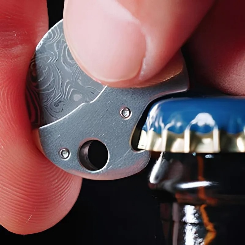 Sharp Stainless Steel Scissors Bottle Opener
