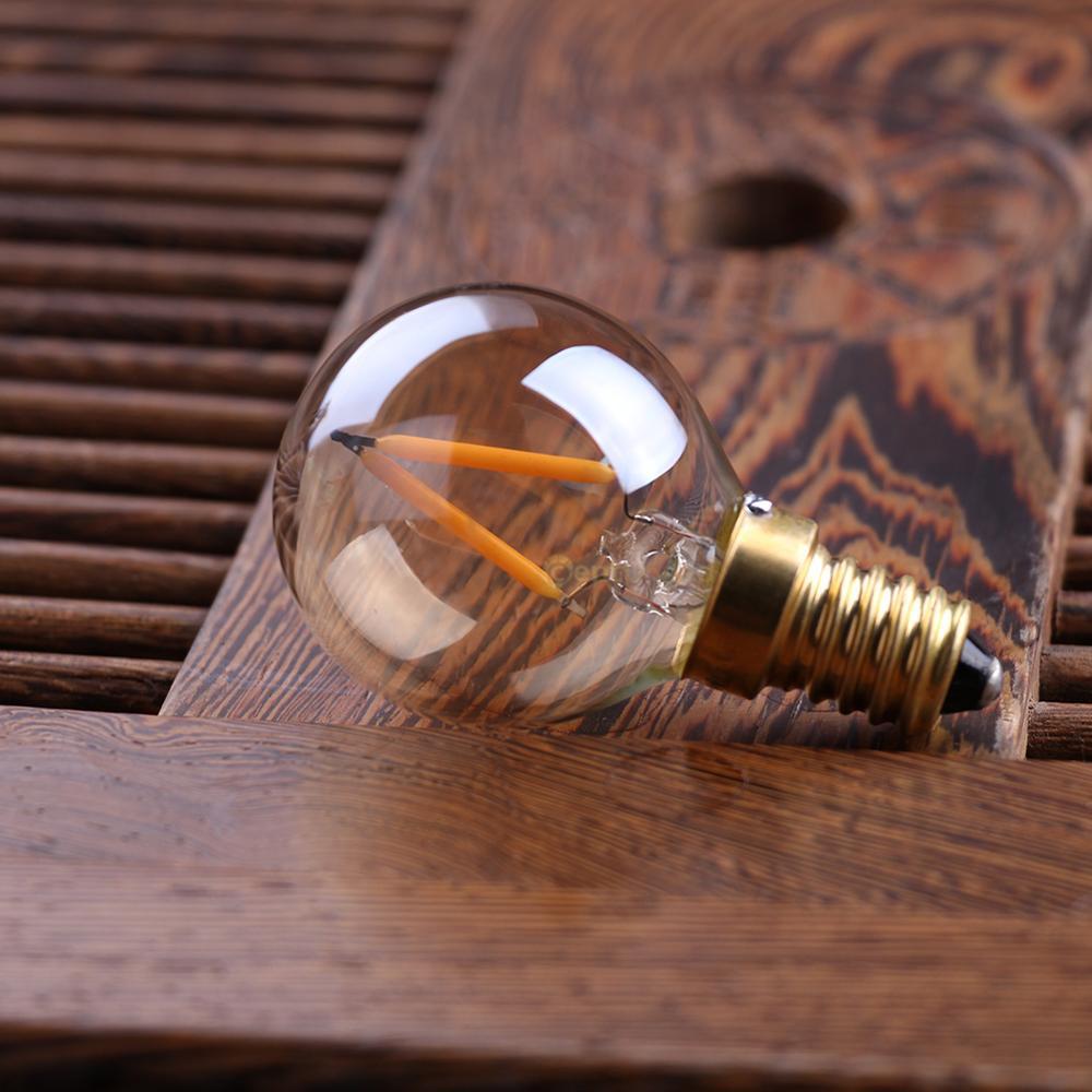 G40 Gold-Plated LED Filament Bulb Edison Vintage Light Bulb