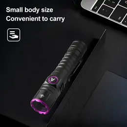 UV Amber Wax Identification Aluminum Alloy Portable Flashlight